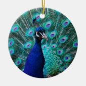  Peacock-sierplant Keramisch Ornament (Voorkant)