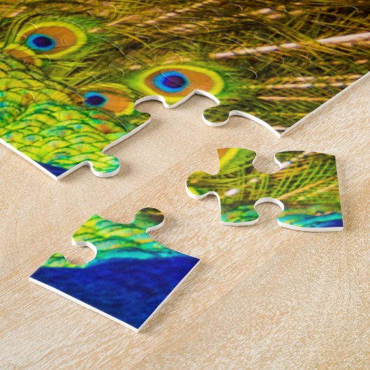 Peacock, Silver Herfsten, Kauai, Hawaii Legpuzzel (Zijkant)