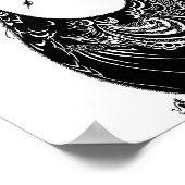 Peacock Skirt Beardsley Nouveau Poster (Hoek)