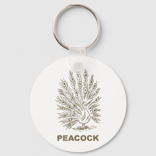  Peacock Sleutelhanger (Voorkant)