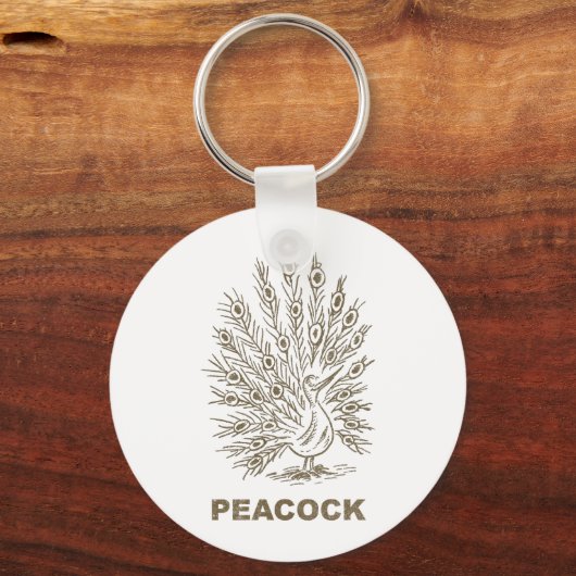  Peacock Sleutelhanger (Voorkant)