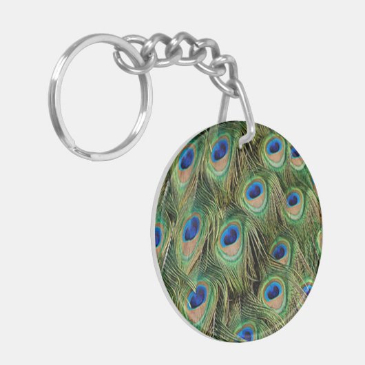 Peacock-Sleutelhanger Sleutelhanger (Voorkant Links)