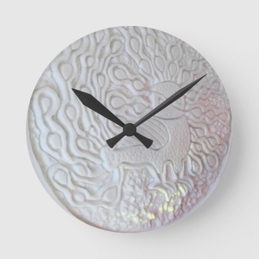 Peacock Snow Sculpture, Hotel de Glace, Quebec Ronde Klok (Voorkant)