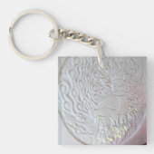 Peacock Snow Sculpture, Hotel de Glace, Quebec Sleutelhanger (voorkant)