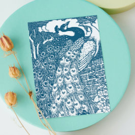 Peacock sparen de Datum Aankondigingskaart