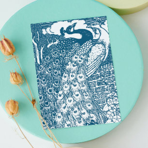 Peacock sparen de Datum Aankondigingskaart