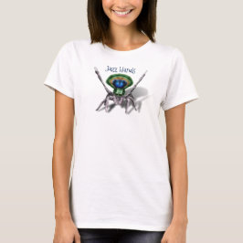  Peacock Spider Funny Jazz Hands T-shirt