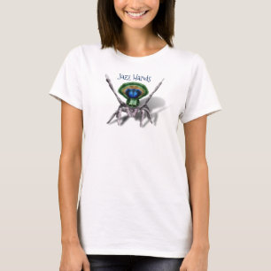 Peacock Spider Funny Jazz Hands T-shirt