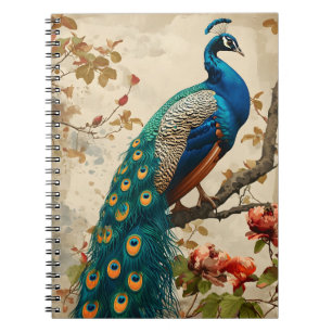 Peacock Splendor Briefkaart Notitieboek