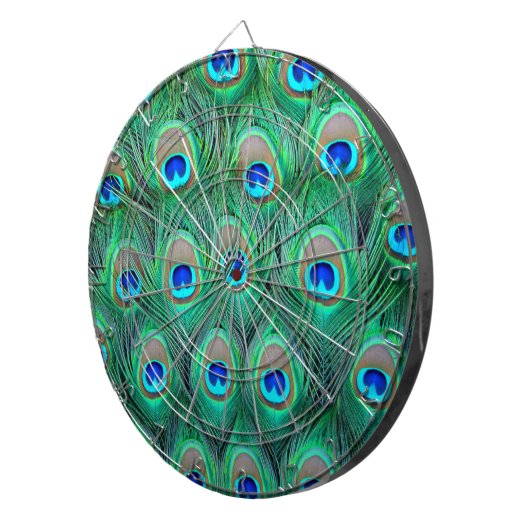 Peacock Splendor Dartbord (Voorkant Rechts)