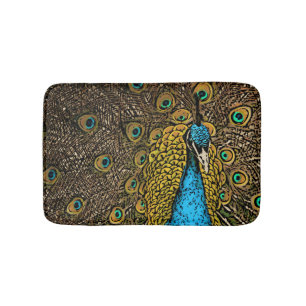 Peacock Splendor Illustratie Badmat