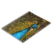 Peacock Splendor Illustratie Notitieboek (Linkerzijde)