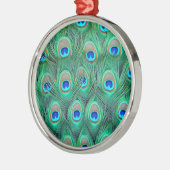 Peacock Splendor Metalen Ornament (Links)