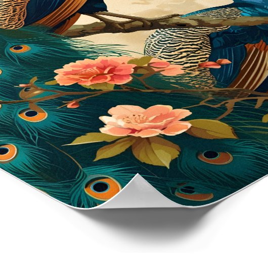  Peacock Splendor Poster (Hoek)