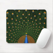 Peacock Spread Mousepad Muismat (Met muis)