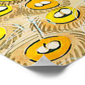 Peacock Standing poster Drawing 1 (Hoek)