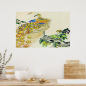 Peacock Standing poster Drawing 1 (Keuken)