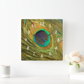 Peacock Startdeurdecor wandklok (Huis)