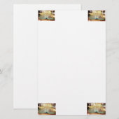 Peacock Stationery Briefpapier (Voorkant / Achterkant)