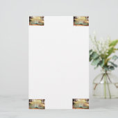 Peacock Stationery Briefpapier (Staand voorkant)