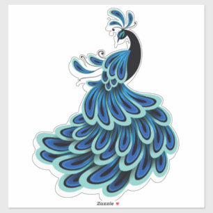 Peacock Sticker