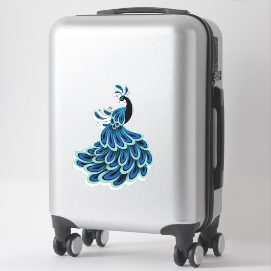 Peacock Sticker (Koffer)