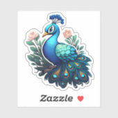 Peacock Sticker (Vel)