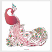 Peacock Sticker (Vel)