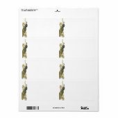 Peacock Sticker Label Label (Full Sheet)