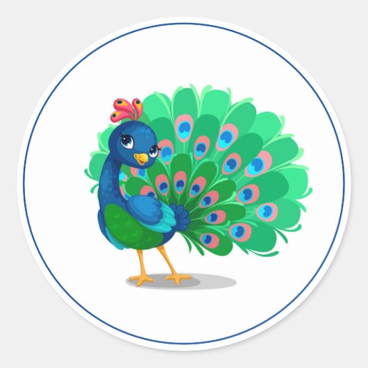 Peacock Stickers (Voorkant)