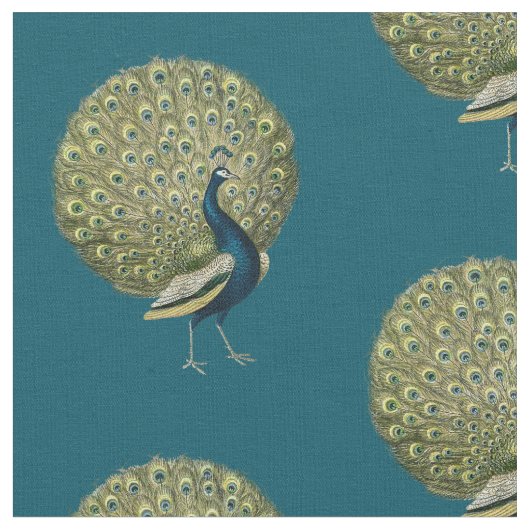 Peacock Stof (Close Up)