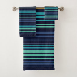 Peacock Stripes Bad Handdoek