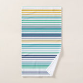 Peacock Stripes Bad Handdoek (Handdoek)