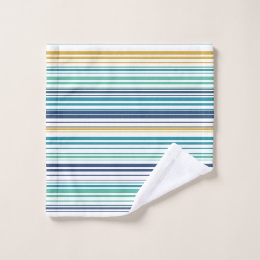 Peacock Stripes Bad Handdoek (Wasdoekje)