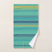 Peacock Stripes Bad Handdoek (Handdoek)