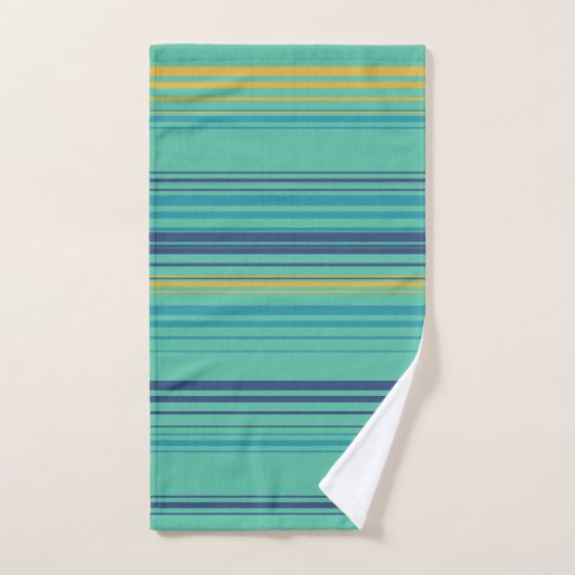 Peacock Stripes Bad Handdoek (Handdoek)