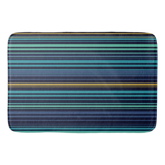 Peacock Stripes Badmat (Voorkant)