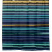 Peacock Stripes Douchegordijn (Voorkant)