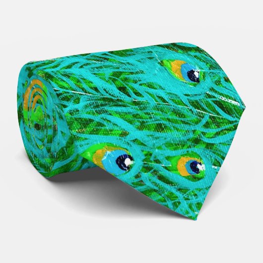 Peacock Stropdas (Opgerold)