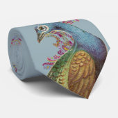 Peacock-Stropdas voor bruiloften en speciale geleg Stropdas (Opgerold)