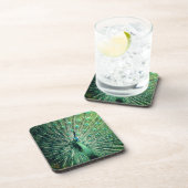 Peacock Strut Bier Onderzetter (Rechterzijde)