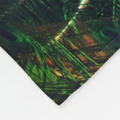Peacock Strut Fleece Deken (Hoek)