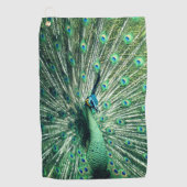 Peacock Strut Golfhanddoek (Voorkant)