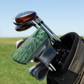 Peacock Strut Golfheadcover (Insitu)