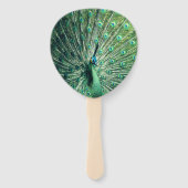 Peacock Strut Handwaaier (Achterkant)