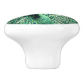 Peacock Strut Keramische Knop (Zijkant)