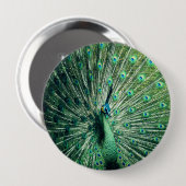 Peacock Strut Ronde Button 4,0 Cm (Voorkant /achterkant)