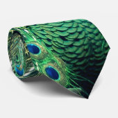 Peacock Strut Stropdas (Opgerold)