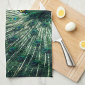 Peacock Strut Theedoek (Quarter Fold)