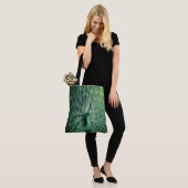 Peacock Strut Tote Bag (Op model)